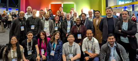 Group photo of MVPs at Microsoft AI Tour London