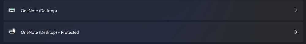 two entries labeled 