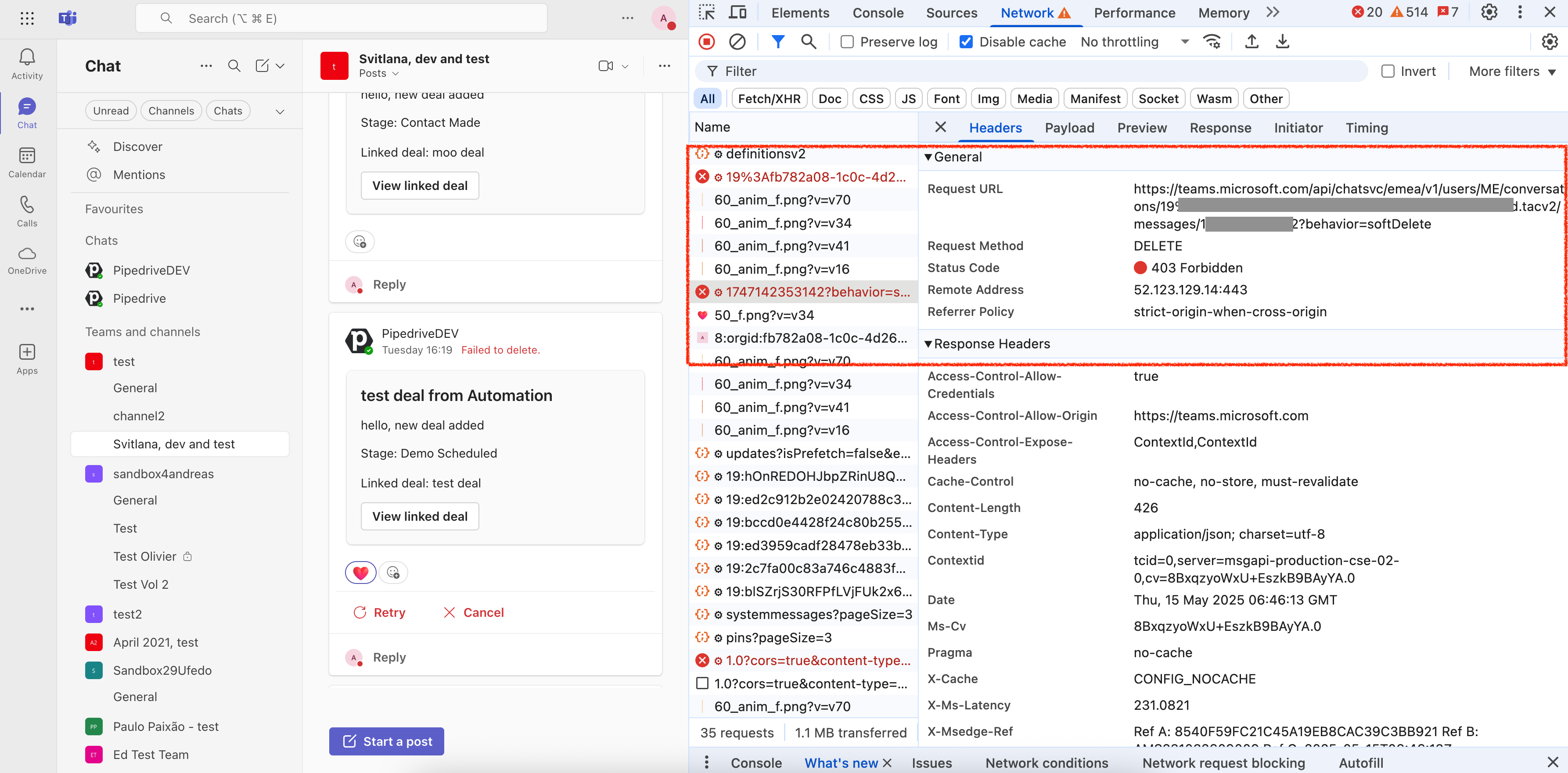 Owners are getting 403 when trying to delete bot posts | Microsoft ...