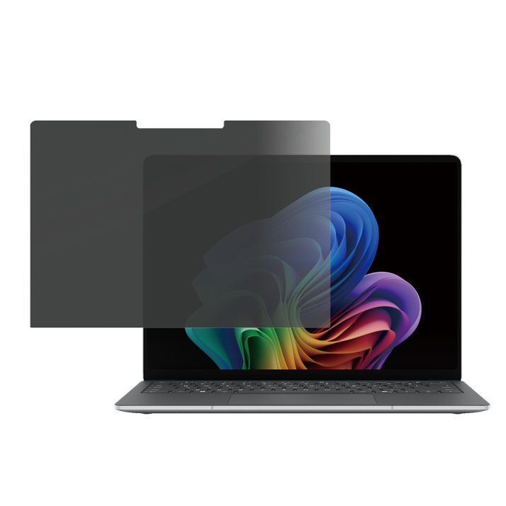 Privacy screen overlaying on top of Surface Laptop 5G.