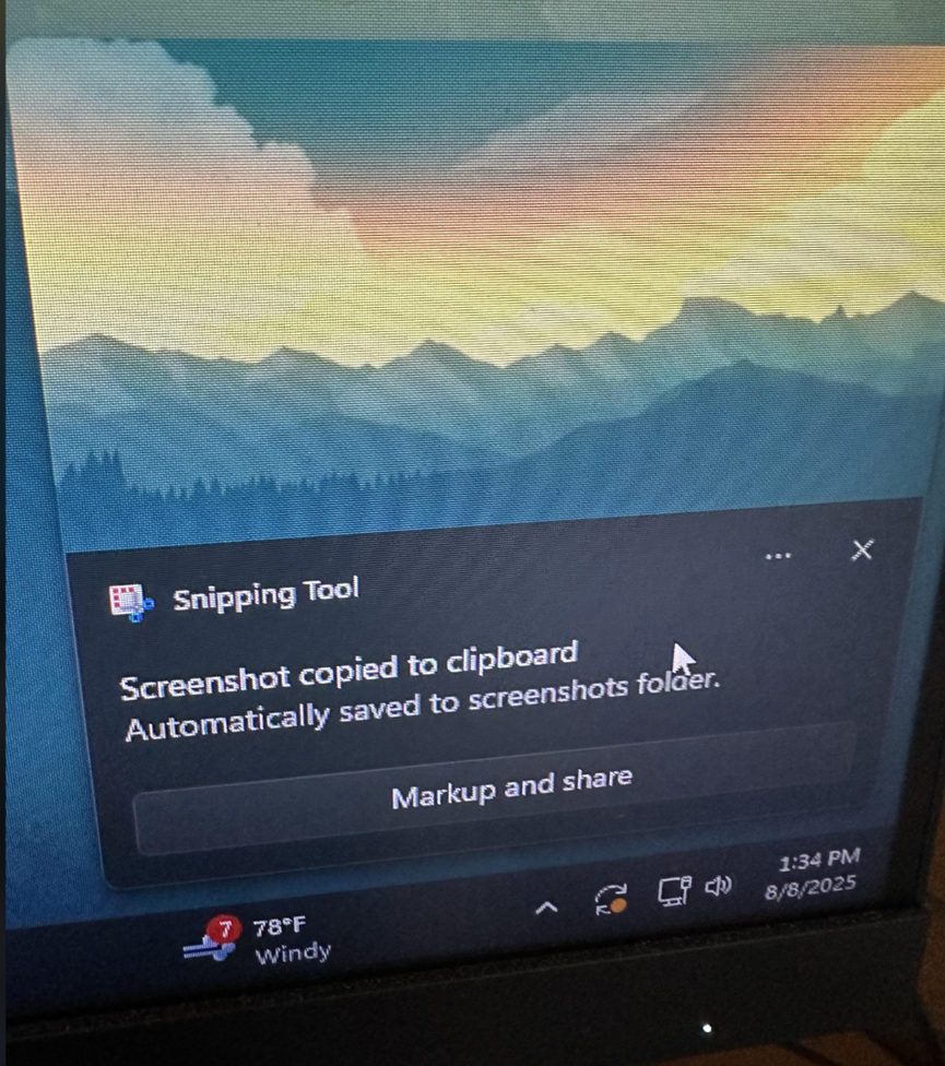 How can a screenshot tool open a new window directly instead of just ...