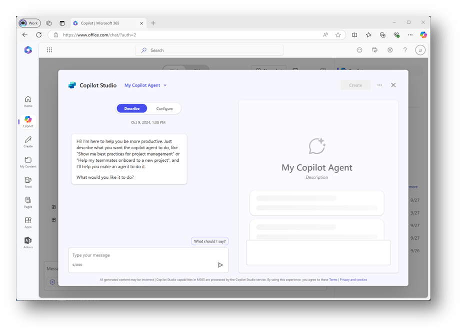 From Microsoft Learn – Agent Builder
