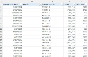 A moving image of formula completion in Microsoft Excel to calculate months.