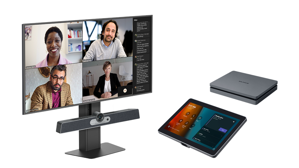 The MAXHUB Express Install A: Stand, XCore Kit, S07 Videobar, and 43