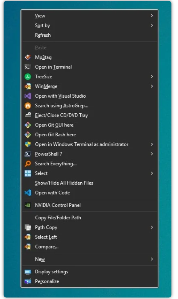 Can't fix/remove white border in classic context menus in dark mode ...