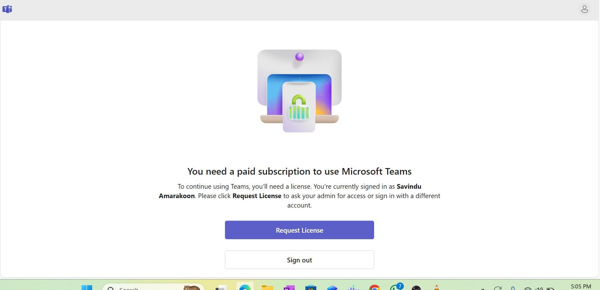 Microsoft Teams – “You need a paid subscription to use Microsoft Teams ...