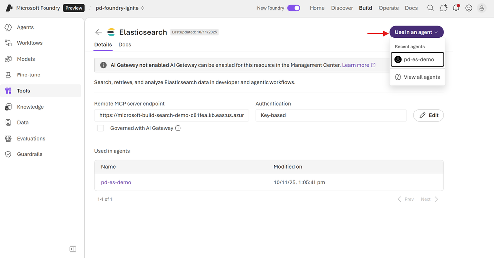 Use MCP server in Agent