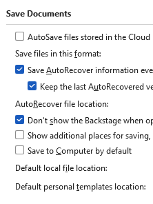 How to stop MS Word from saving doc and pdf files to the cloud ...