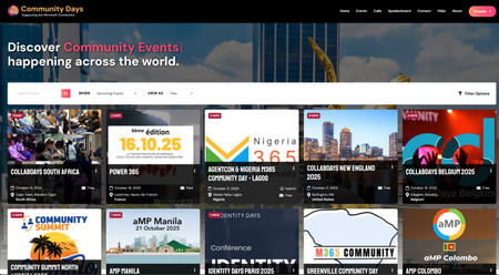 Home Page of Communitydays.org