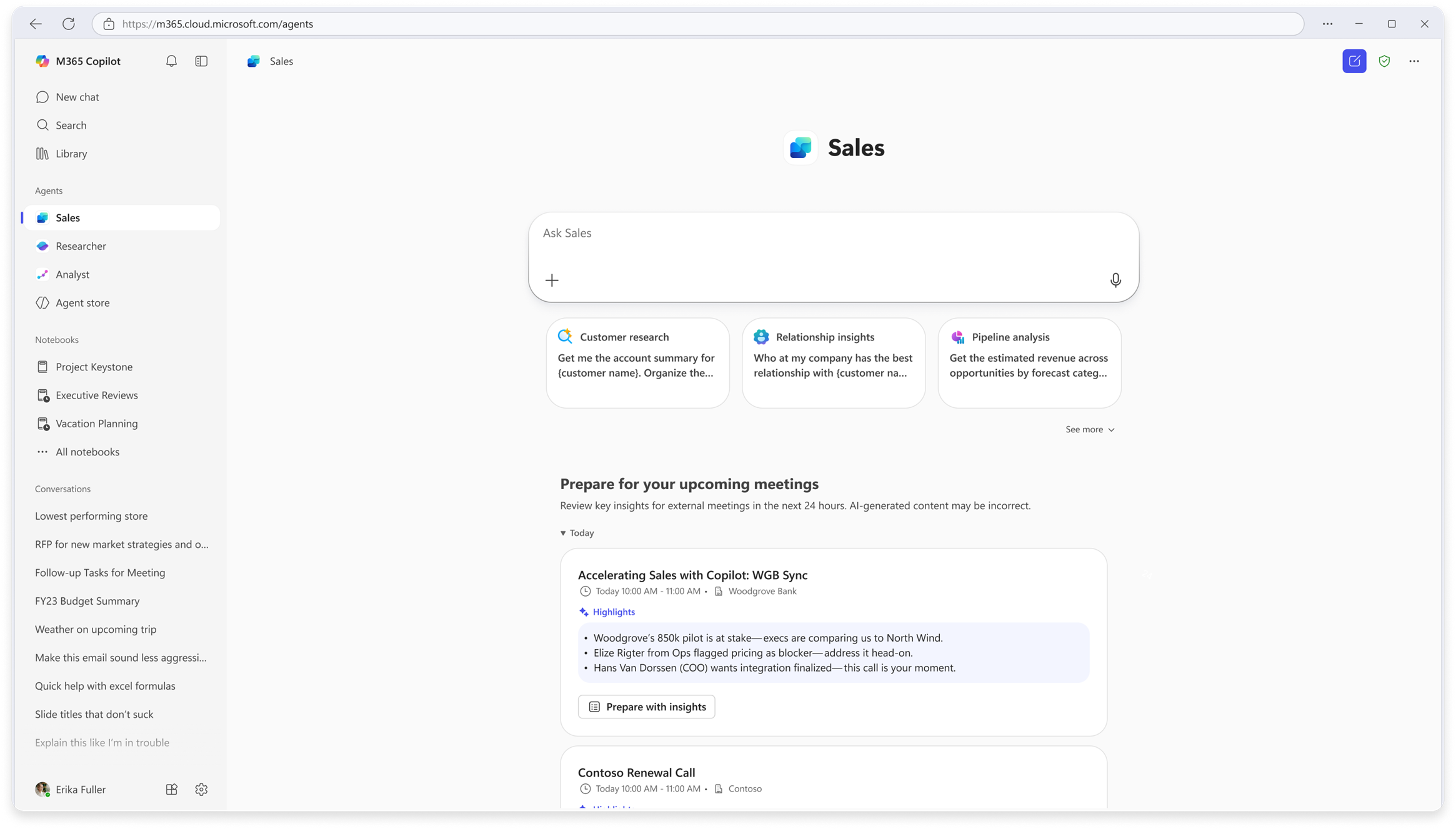 Sales agent in Microsoft 365 Copilot: Evaluation Results – Technical Report