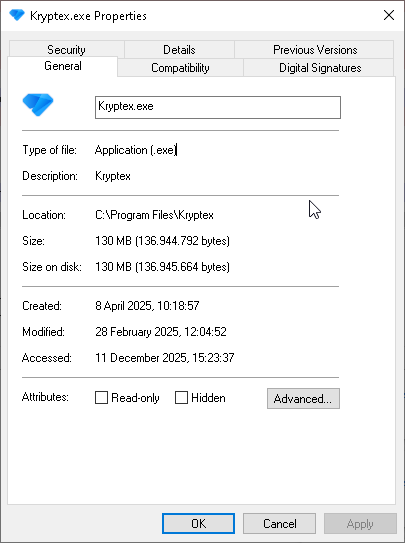 Open location folder directly from'properties' screen | Microsoft ...