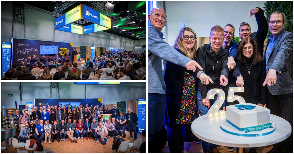 SharePoint 25 panel and celebration at ESPC