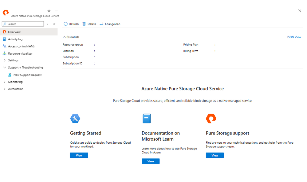 Image of Azure Portal Integration