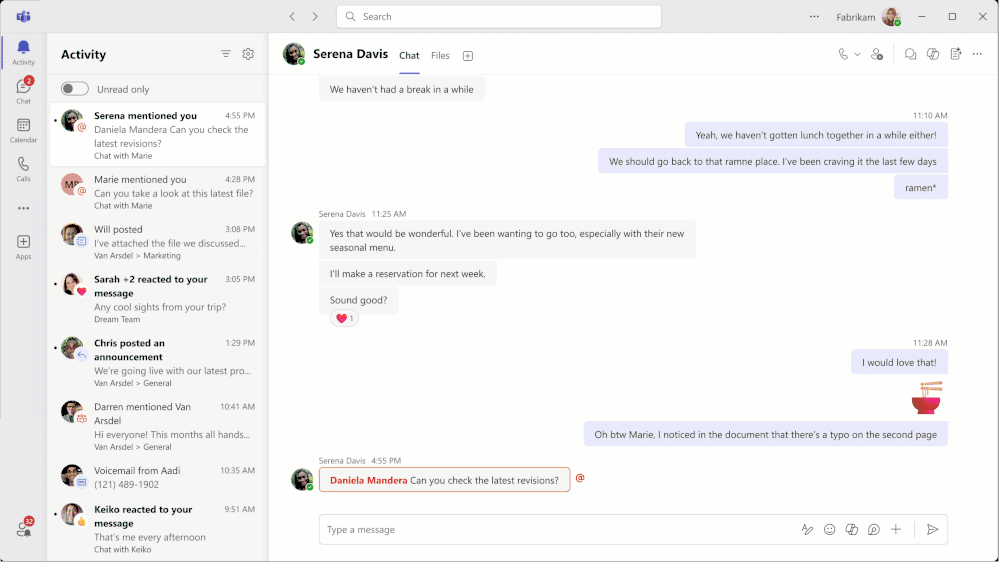 A gif demonstrating the new ability to view and respond to activity in different tenants without switching accounts.