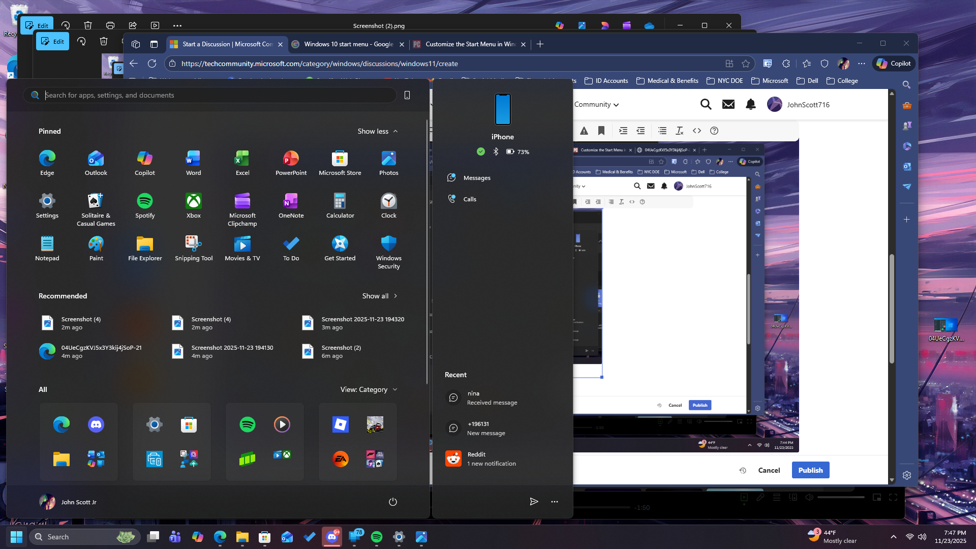 Regarding Windows 11 & The Windows 11 Start Menu | Microsoft Community Hub