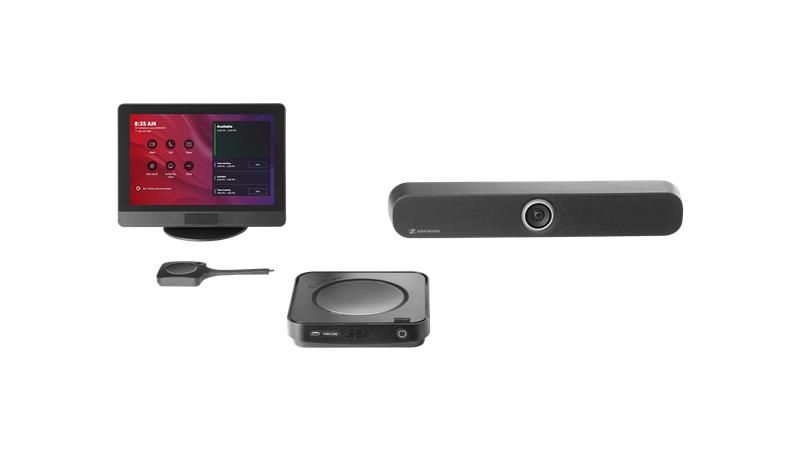 The Barco ClickShare Hub Pro and Sennheiser TeamConnect Bar