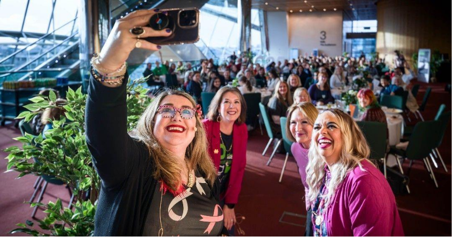 Picture of Tech Panel Leaders taking a selfie at ESPC