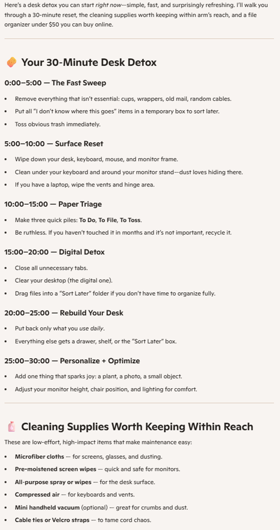 Copilot response to prompt