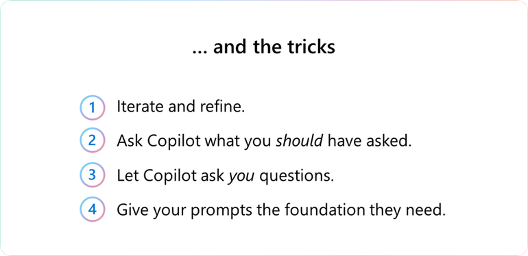 Four proven prompting tricks.