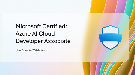 새로운 Microsoft 공인: Azure AI 클라우드 개발자 어소시에이트 자격증