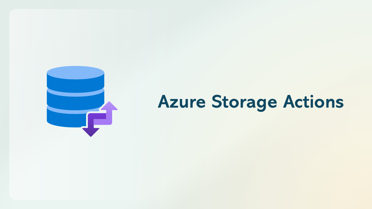 Automating Giant‑Scale Knowledge Administration with Azure Storage Actions