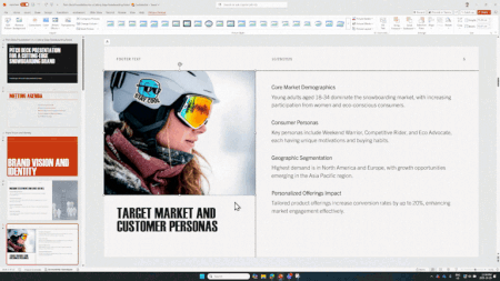 Demo of image editing in PowerPoint.