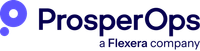 A corporate log with text that reads, ProsperOps a Flexera Company