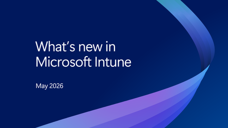 Microsoft Intune의 새로운 기능 – 5월