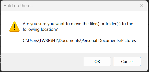 How to Disable Drag and Drop Pop Up | Microsoft Community Hub