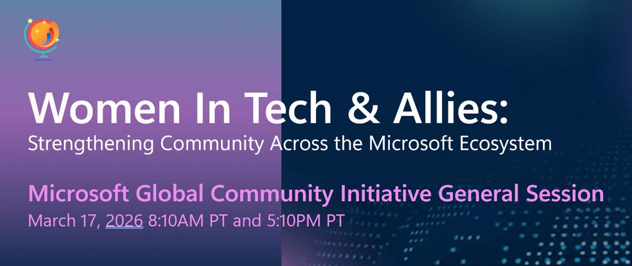 Women in Tech and Allies Title with MGCI logo