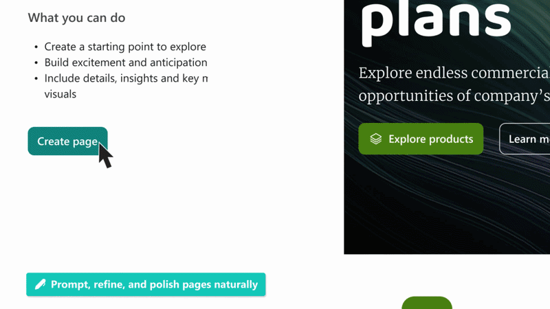 Demo of Sharepoint agentic experience