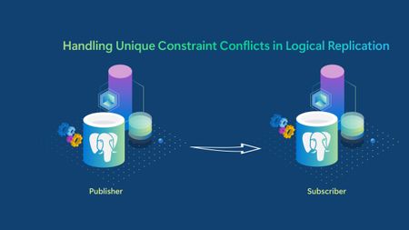 논리적 복제에서 고유 제약 조건 충돌 처리
