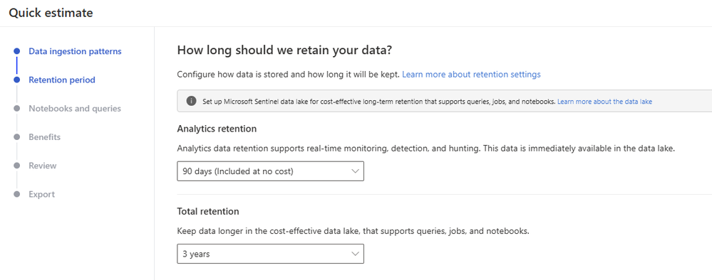 Ajuste de tiers de retenção