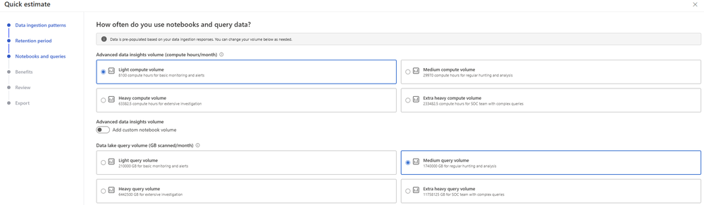 Análise de projeção de custos em três anos