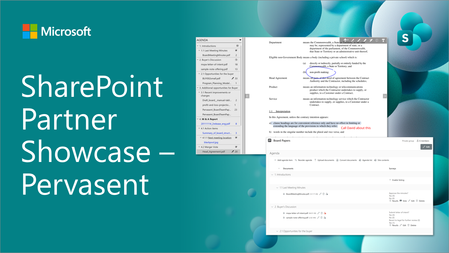 이사회 및 임원 회의 관리 - Pervasent - SharePoint 파트너 쇼케이스