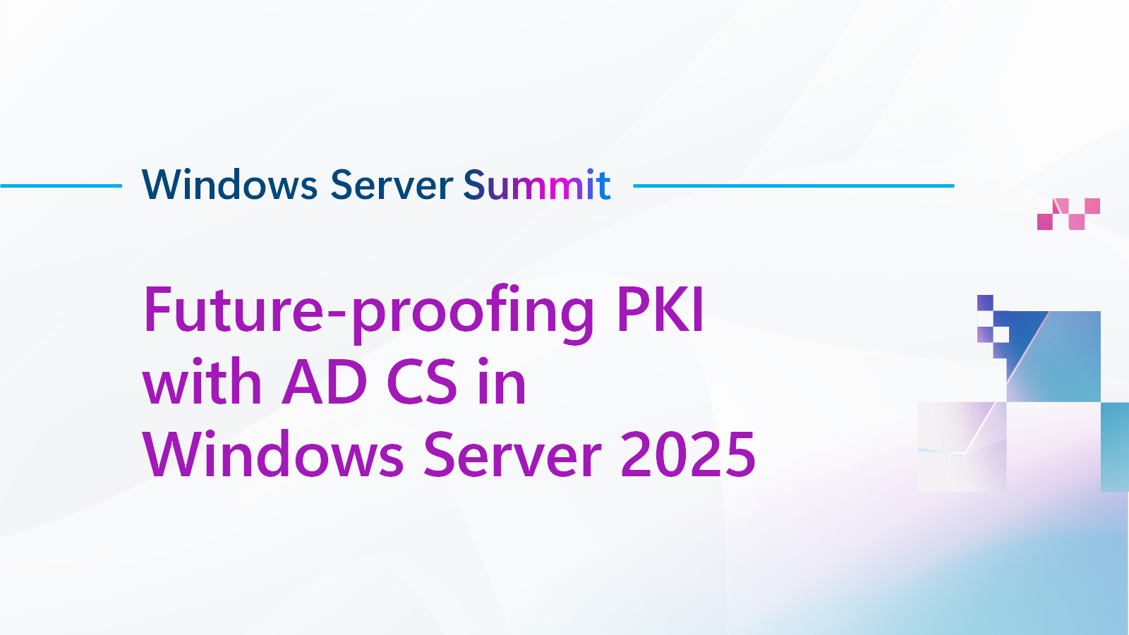 Future-proofing PKI with AD CS in Windows Server 2025 - Windows Server ...