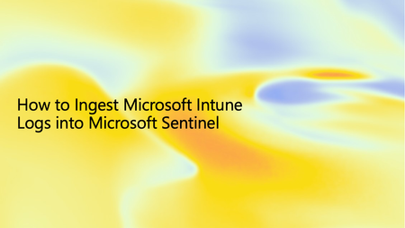 Microsoft Intune 로그를 Microsoft Sentinel로 가져오는 방법