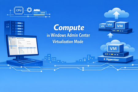 Windows Admin Center에서 컴퓨팅 구성: 가상화 모드