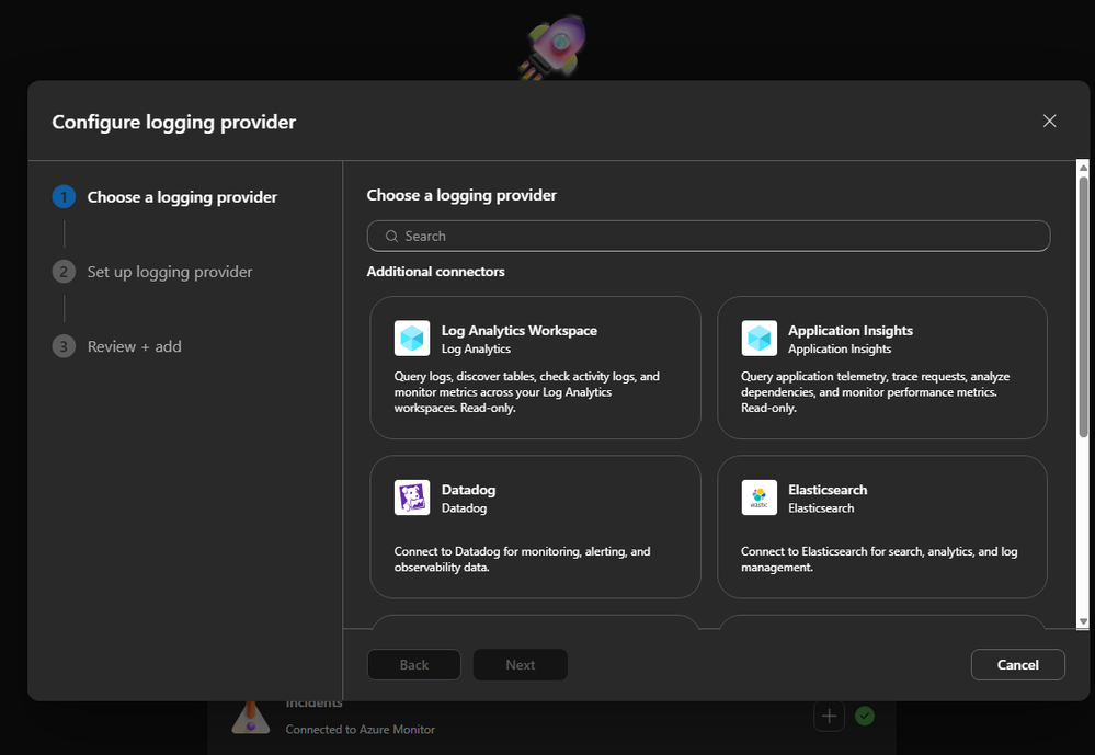 New Connectors during onboarding.