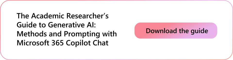 Download The Academic Researcher's Guide to Generative AI: Methods and Prompting with Microsoft 365 Copilot Chat