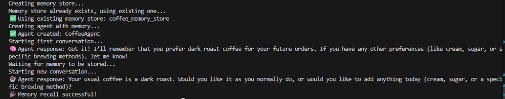 Output do terminal