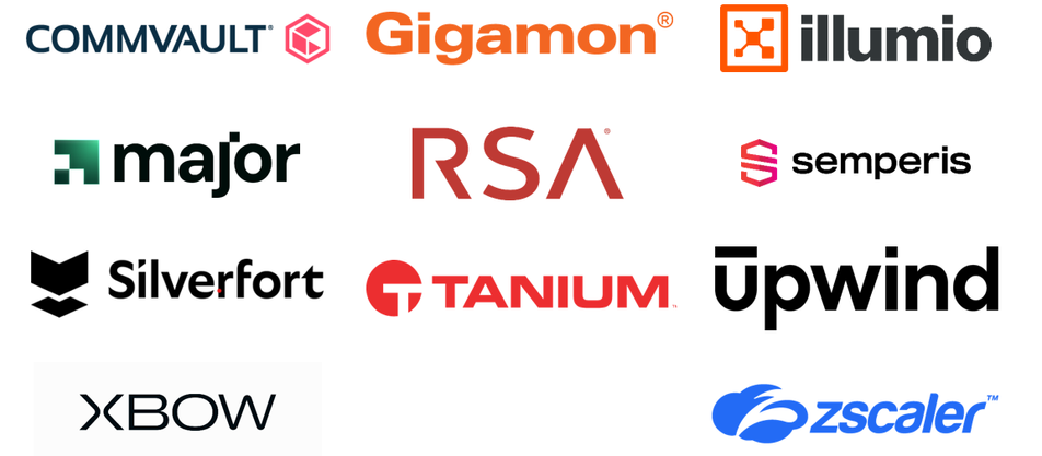 Logo Grid of Companies that have utilized the App Assure Sentinel Advisory Service