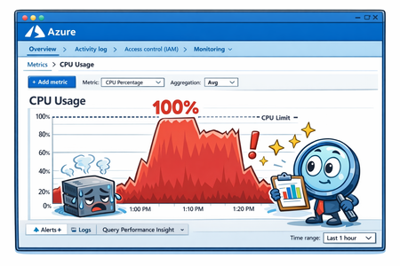 CPU 사용률과 SQL 인스턴스 CPU 사용률: 포털에서 가장 흔히 발생하는 오해