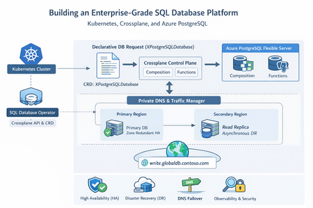 Crossplane 및 Azure PostgreSQL을 사용하여 Kubernetes에 엔터프라이즈급 SQL 플랫폼 구축하기