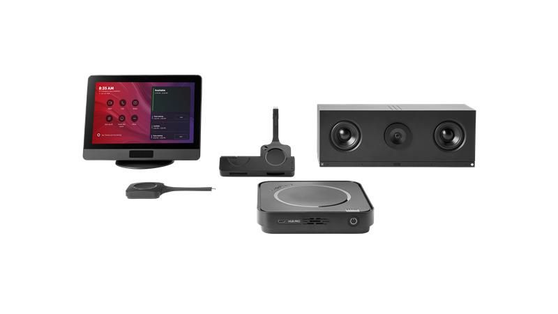 The Barco ClickShare Hub Pro and Huddly ®C1™ for Teams Rooms on Android