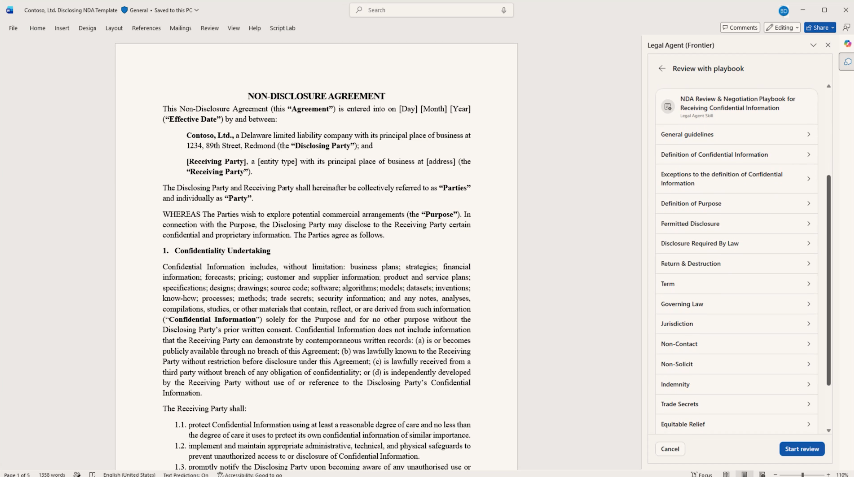 Microsoft launches Word Legal Agent for AI-powered contract review