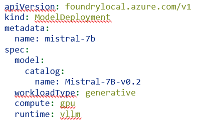 Exemplo de ModelDeployment