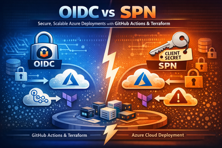 OIDC 대 SPN: GitHub Actions 및 Terraform을 활용한 Azure 배포 보안