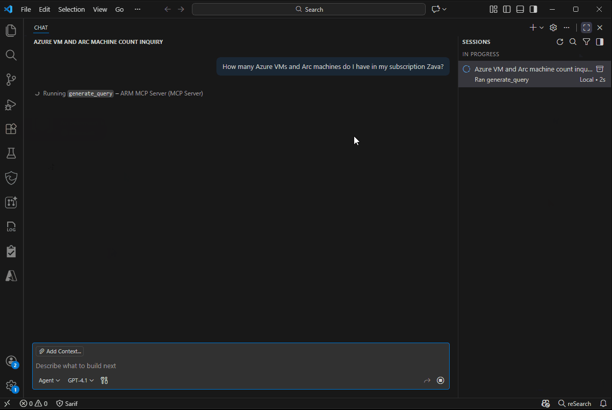 Azure Resource Graph query generation in VS Code