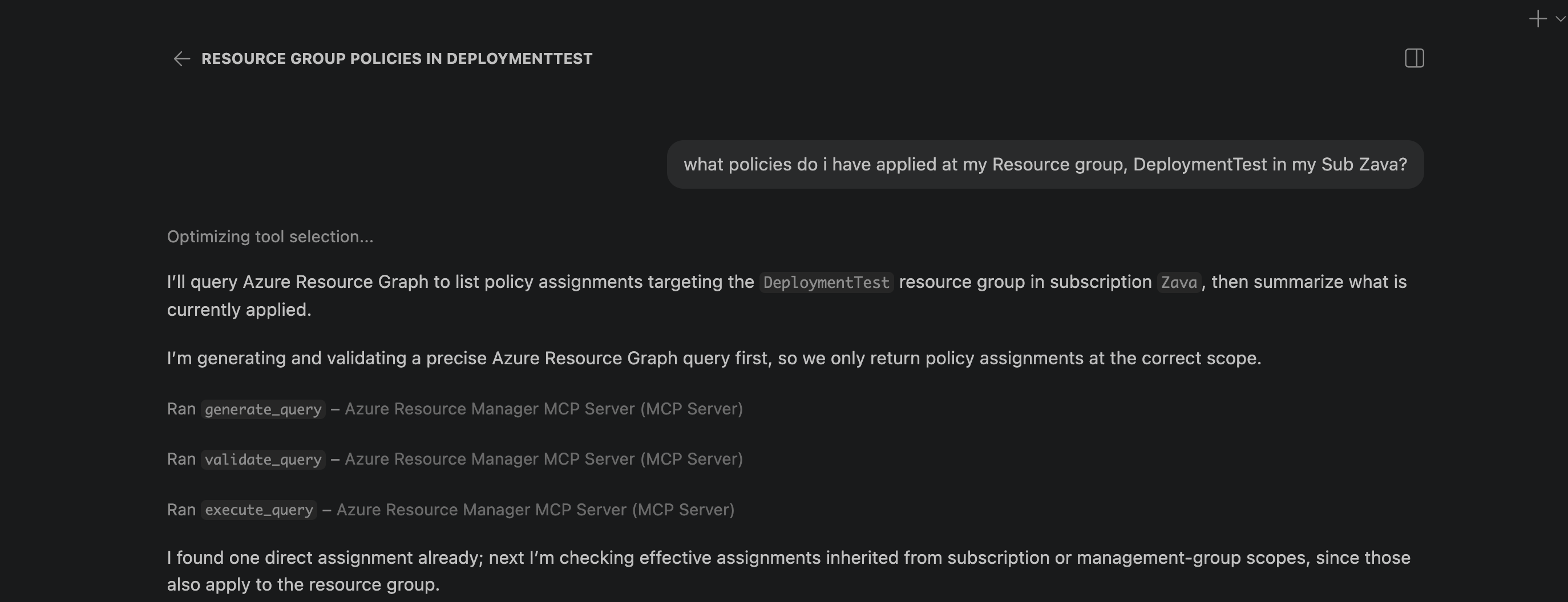 Azure Resource Manager MCP Server - Copilot Policy Compliance